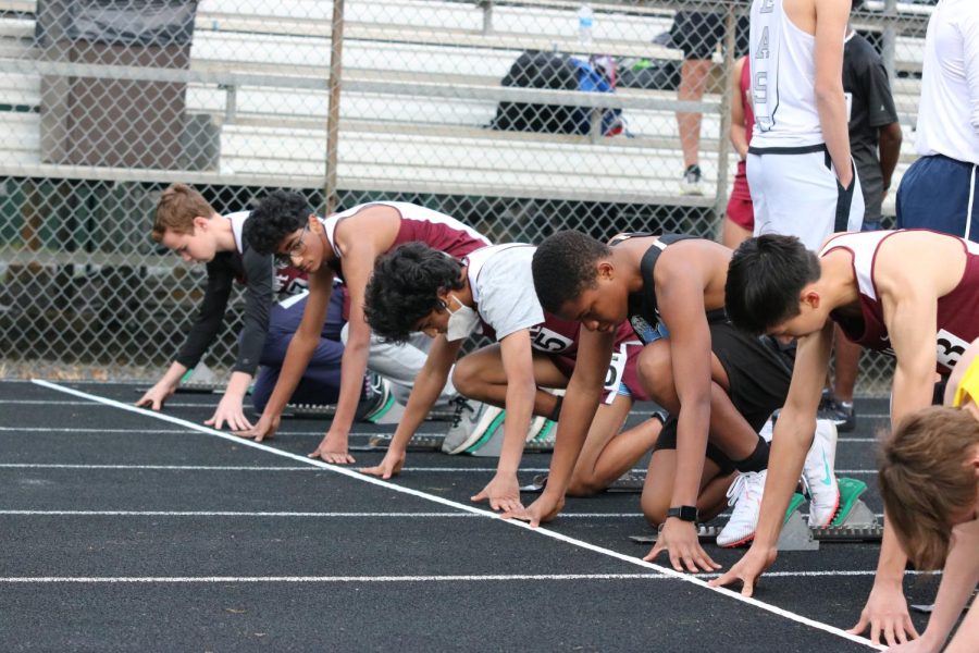 On your marks..Indoor track team competes in a Polar Bear meet