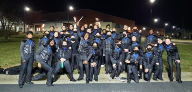 The Green Hope indoor percussion ensemble has dominated at multiple competitions this season.