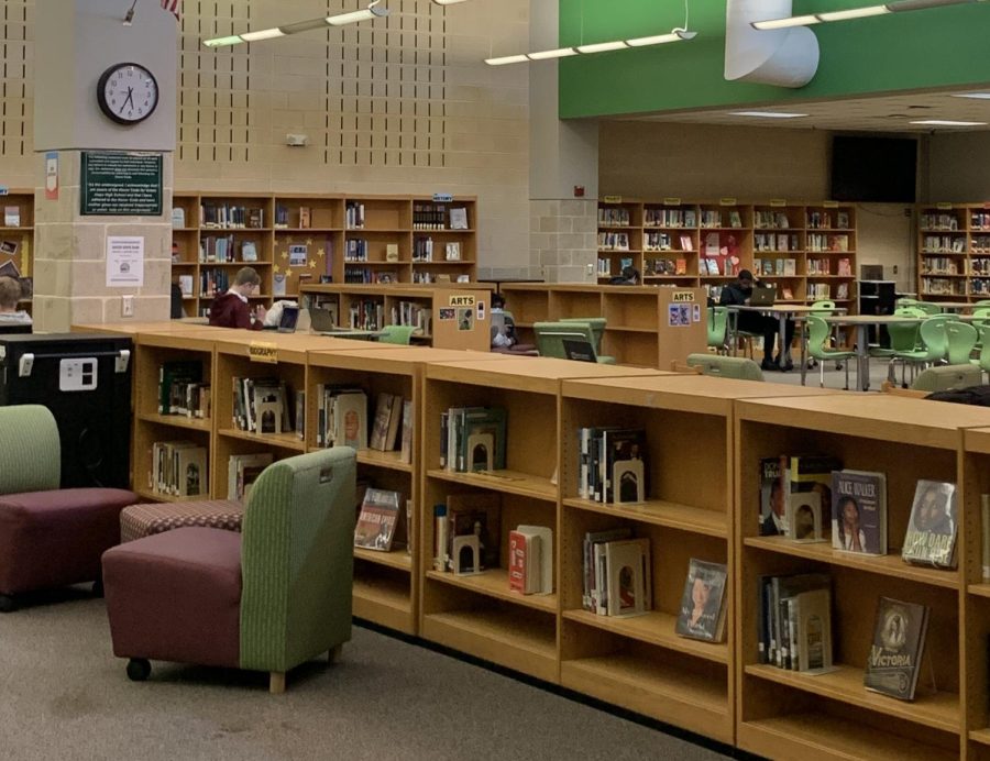 The Green Hope Media Center is home to many great resources, curated by Ms. Yates and Ms. Dry.