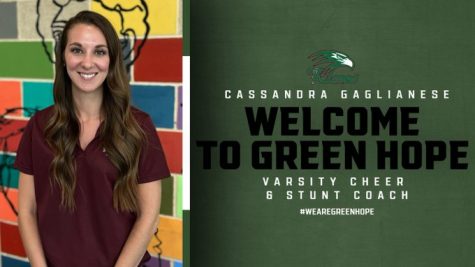 Ms. Cassandra Gaglianese is Green Hopes Cheer coach for next year.