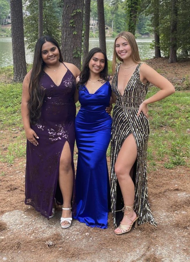 Pictured (left to right): Eishal Kaur, Nandini Gupta, and Natalie Ammerman.