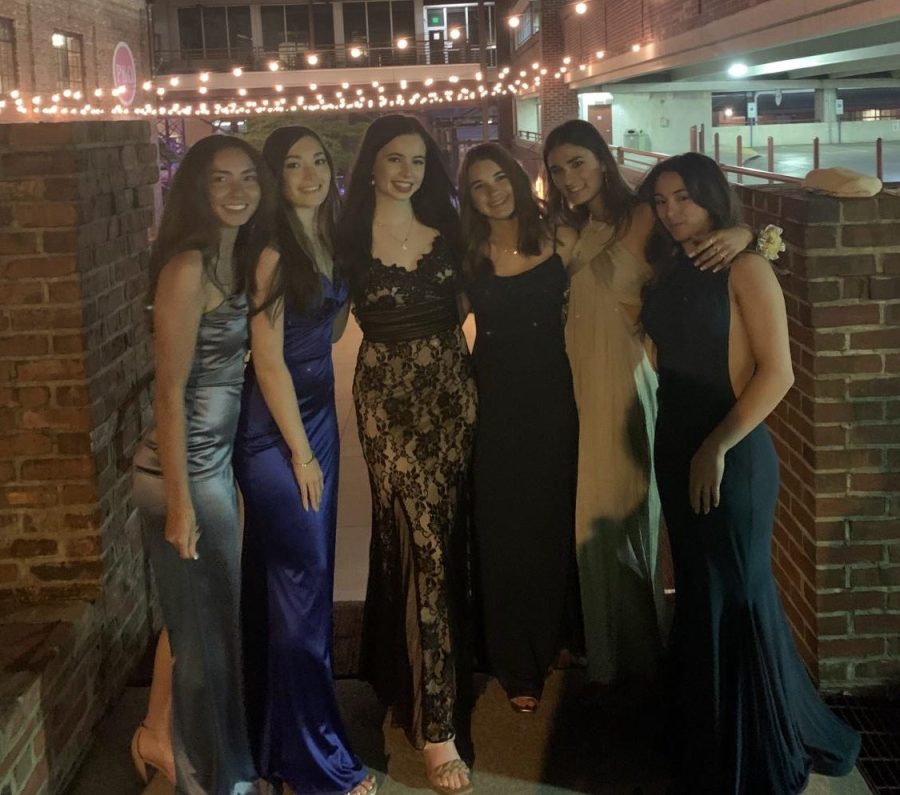 Pictured (left to right): Amber Frailey, Amaya Dockery, Naomi Troiano, Anastasia Jeffcoat, Neely Mallik, and Sophia Melin