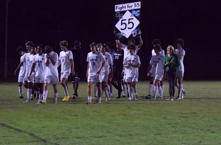 Green Hope Men’s Soccer beat rivals Panther Creek to win the Fight for 55.