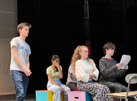 "Leaving Iowa" production cast works hard during rehearses, treating it like it's the real performance.