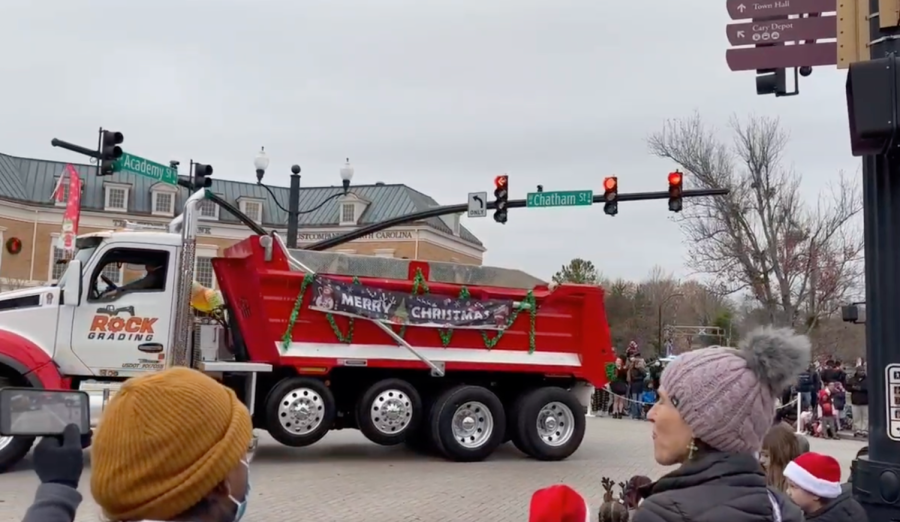 Jaycees Cary Christmas Parade began the holiday season with a variety of floats, musical performances, and plenty of safety measures.