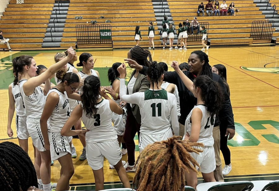The womens basketball team won against Middle Creek in a game at Green Hope.