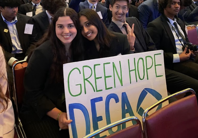 Green Hope DECA at the opening ceremonies ready for a dominating weekend.