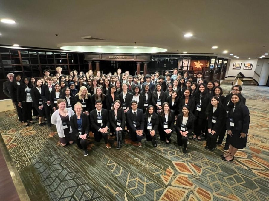 Green Hope HOSA traveled to Greensboros Koury Convention Center with over 90 members for the NC State Leadership Conference.