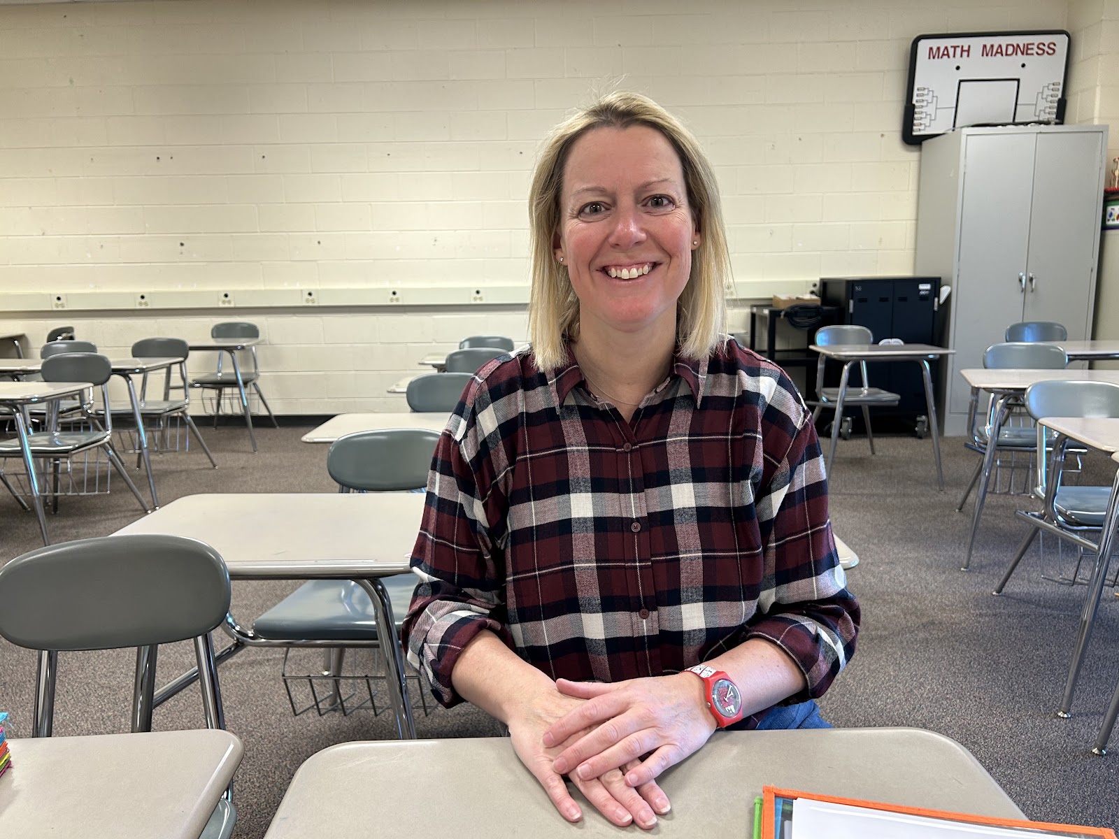Ms. Kovalaske is a well-known math teacher at Green Hope, and also helped out to organize Workkeys testing to ensure the students at Green Hope would find success in their future. 