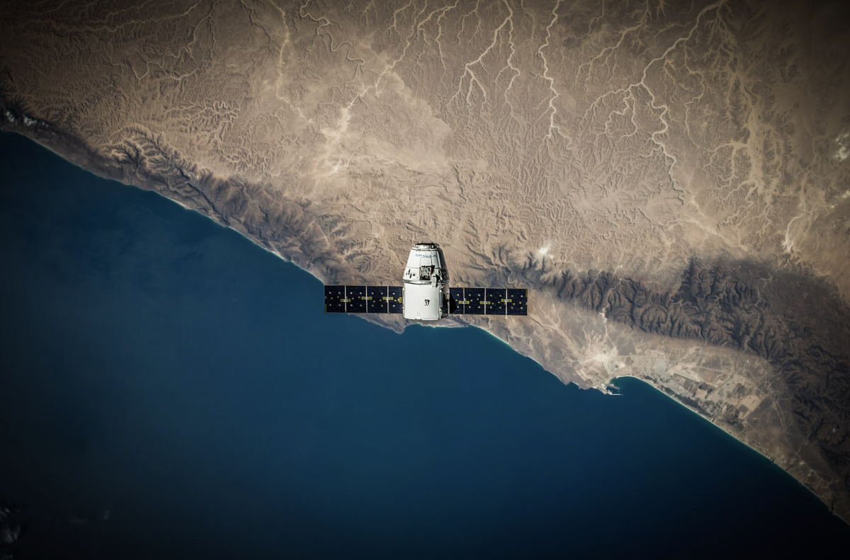Reconnoissance+satellites%2C+like+the+one+that+North+Korea+launched+into+orbit%2C+are+able+to+survey+countries+for+signs+of+weaponry+development.+Photo+used+with+permission+from+SpaceX+via+Unsplash.