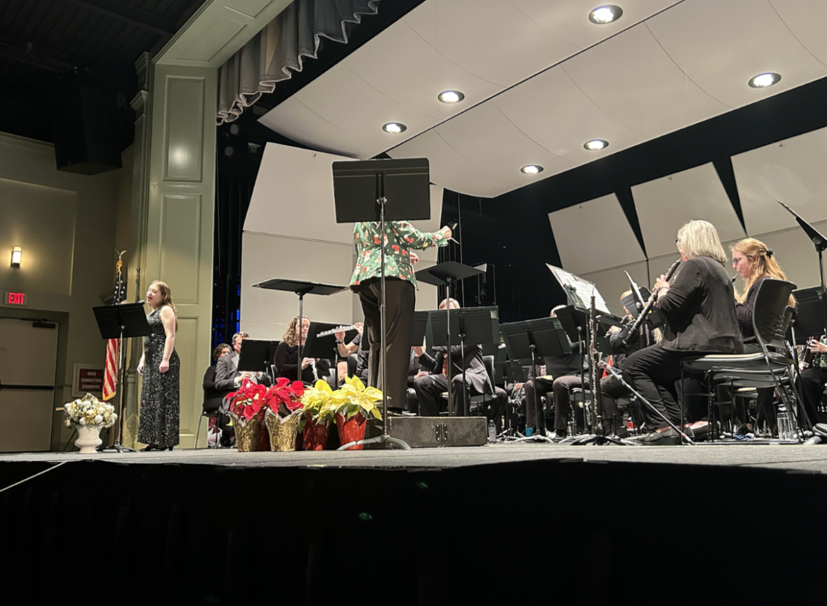 The concert featured the Cary Town Band, a donation-funded collective of music enthusiasts who performed for a packed crowd on Friday evening.