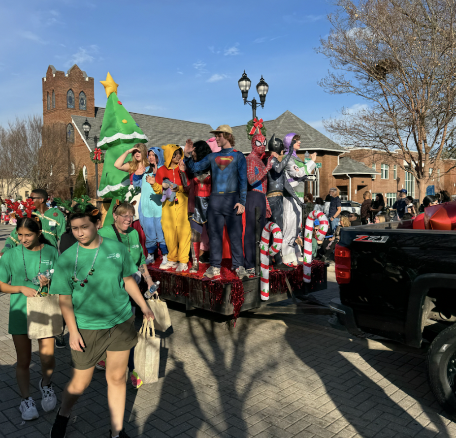 Cary High Interact Club had many students dressed up as different characters. Costumes included childhood favorites like Spider-Man, Stitch, Winnie the Pooh, Wonder Woman and more.