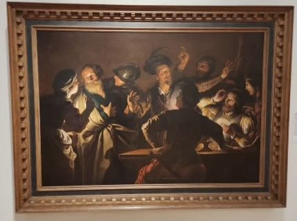 The Denial of St. Peter displayed in the North Carolina Museum of Art. Photo used with permission from Maria Malgicheva (25).