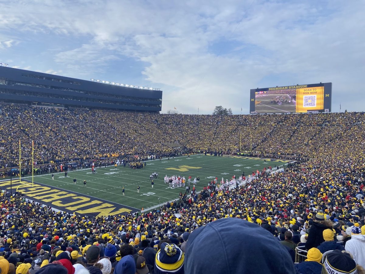Michigan, the No.1 ranked team in the country, won the Big 10 en route to the National Championship. Photo used with permission from Charlie Deeb (‘24).