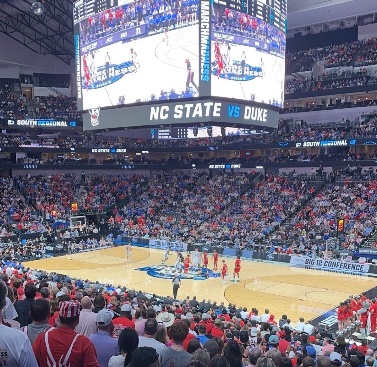 NC State starting their highly-anticipated game against Duke to win the Elite Eight. Photo used with permission from Jackson Cowen.