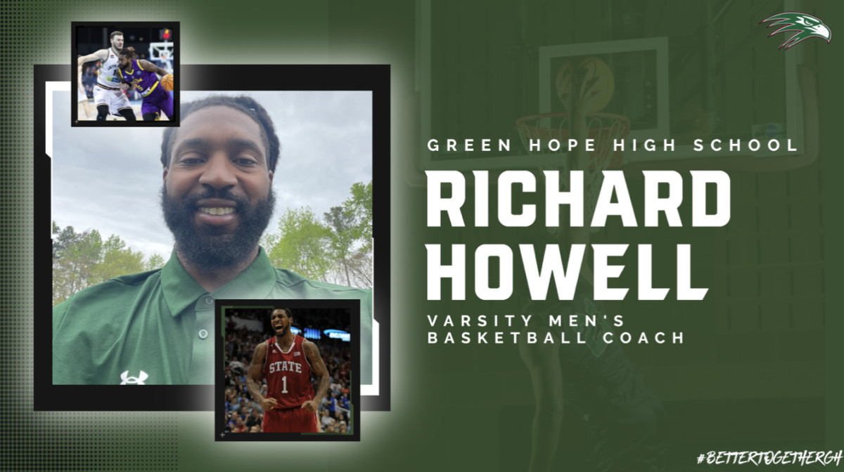 Coach Howell is embracing change as he leaves the court and brings new players to it through his work. Courtesy of the Green Hope Athletic Form. 