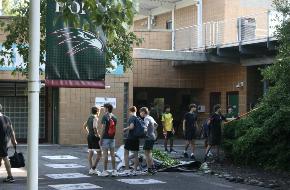 Various members of the Green Hope community gathered on the Saturday morning of Aug. 10 to clean the football stadium and soccer field in preparation for the upcoming school year. Among those present included the men's soccer and football teams, as well as parents and coaches.