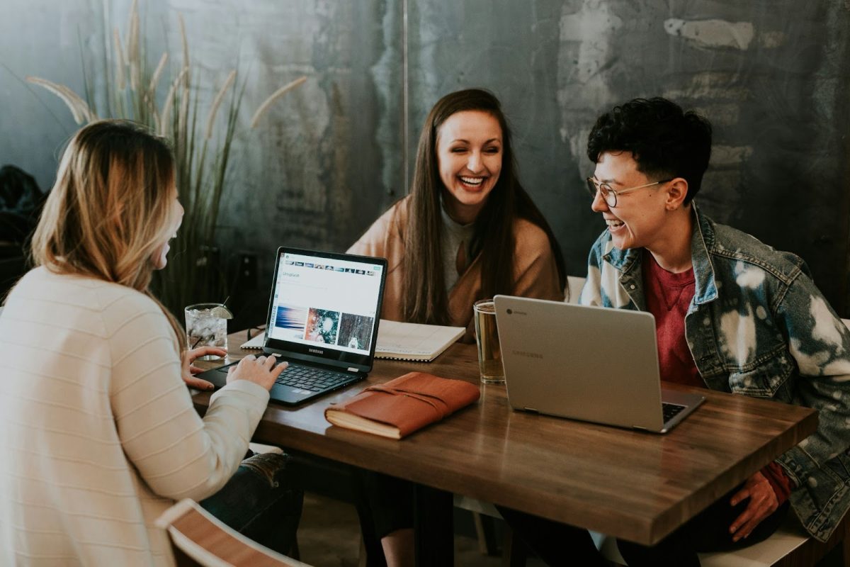 Studying with a group is a great way to build accountability and reduce procrastination. Photo with permission from Brooke Cagle on Unsplash.