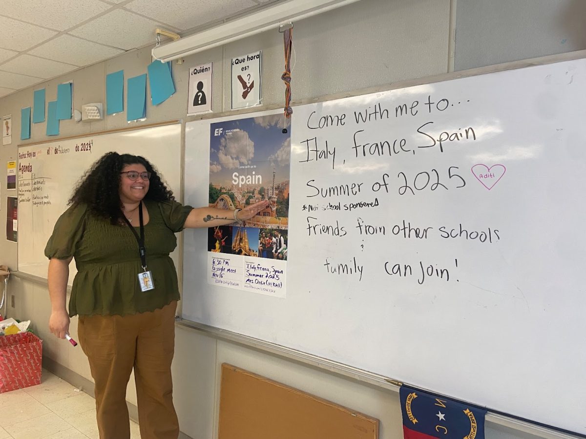 Mrs. Jaqulyn Ortiz is taking Green Hope students to Italy, France and Spain next summer as a part of Educational Tours!