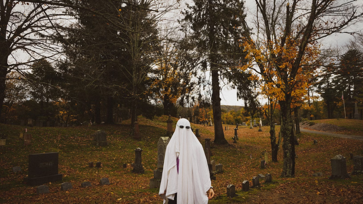 A sheet and sunglasses can be a quick and fun ghost costume! (Photo by aiden patrissi on Unsplash)

