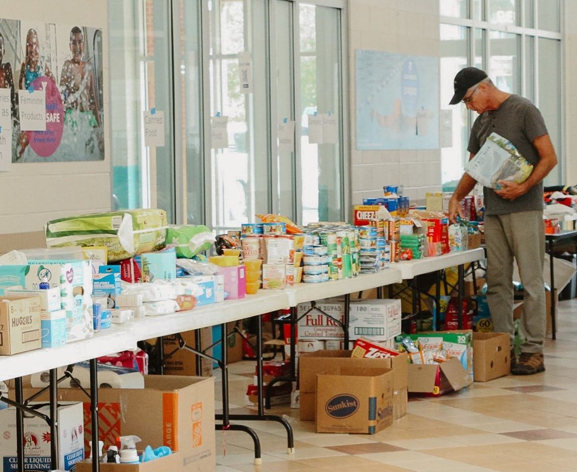 Food and product drives are being held all around North Carolina to support those that need it most. Photo used with permission from Rylie H (rlh photography).