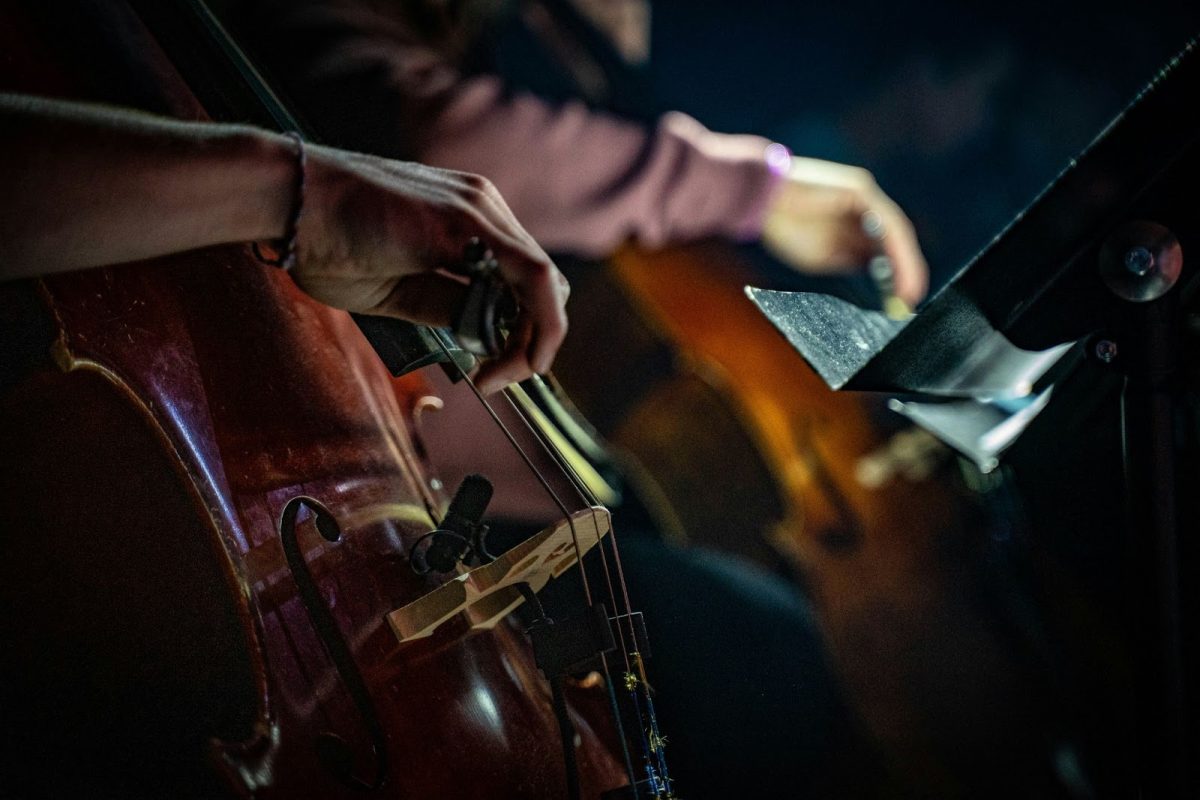 On Thursday night, Green Hope Orchestra took the stage and performed  a variety of songs to capture the Halloween theme and spirit of the concert. Photo used with permission from Rob Simmons via Unsplash.