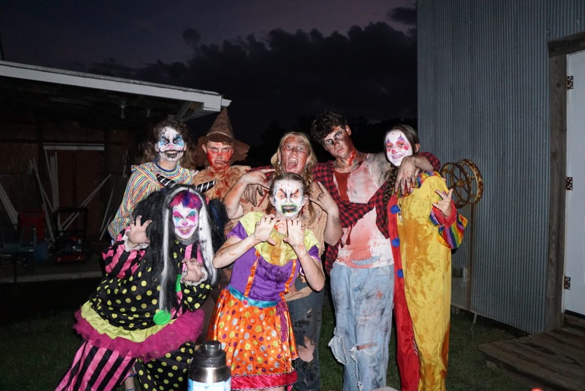 Scarers at Phillips Farm gather for a photo. Photo used with permission from Jake Major.