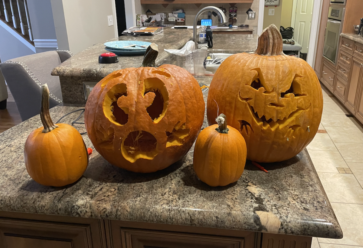 Pumpkin carving is a fun tradition that many people participate in during Halloween season!