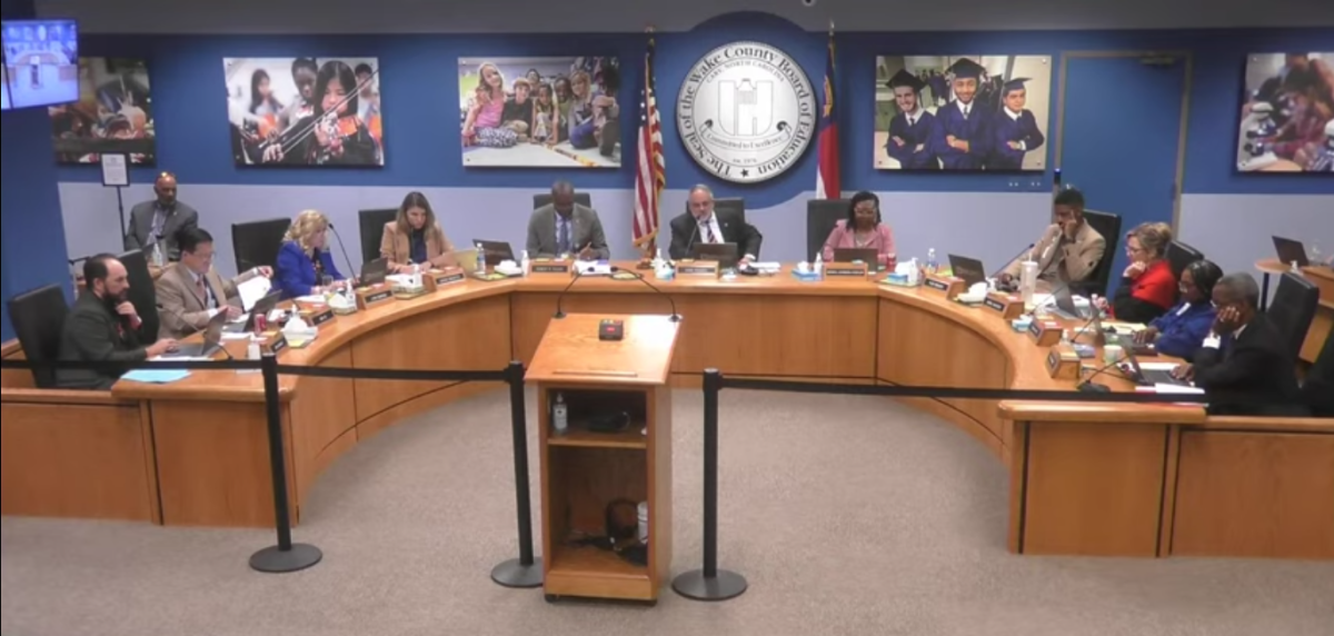 Wake County School Board members meet to discuss key issues that their constituents face.