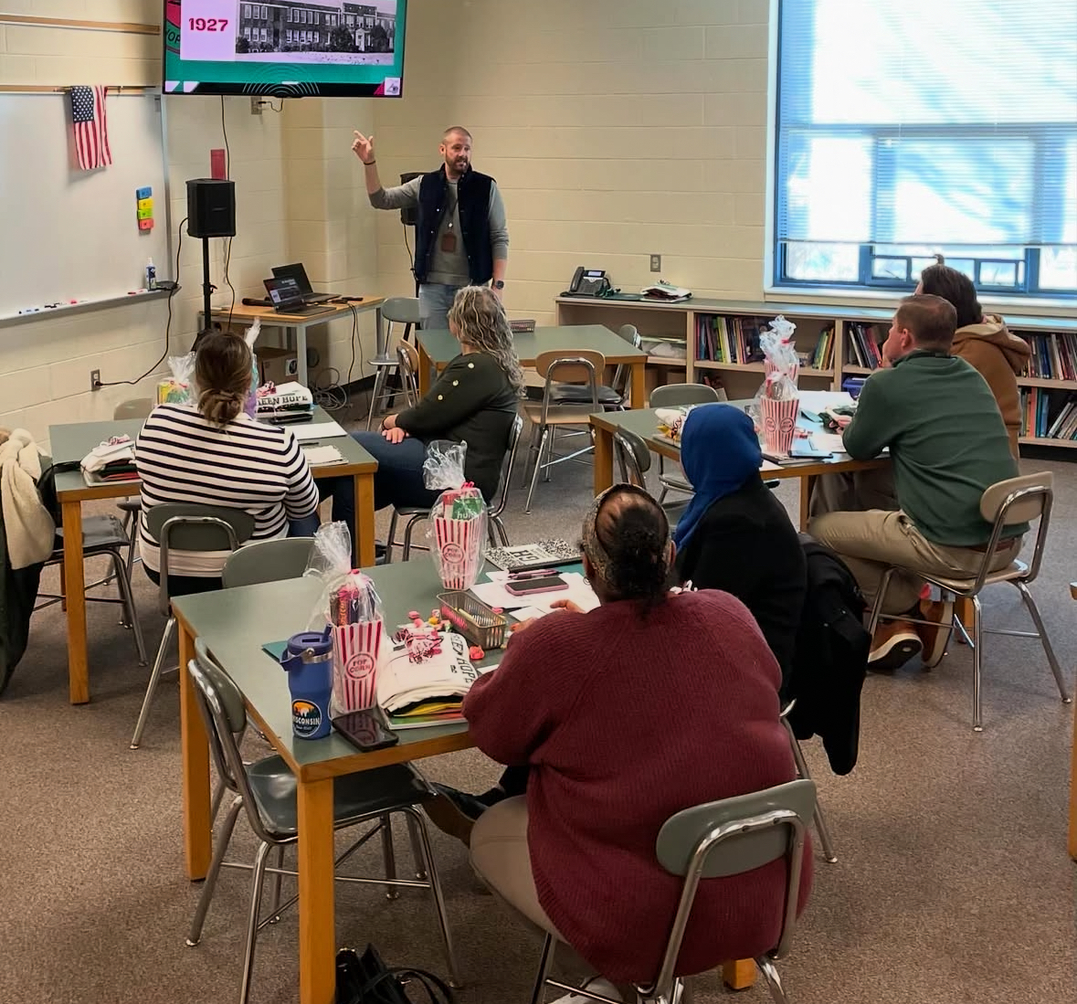 Green Hope welcomed six new staff members in the 2024-2025 spring semester! Photo used with permission from @greenhopehs.