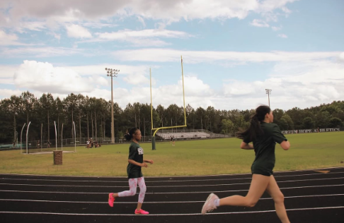 Green Hope Unified students compete in a variety of races. Photo used with permission from @ghunifiedtrack via Instagram.