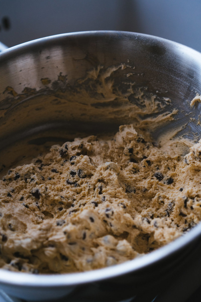 Enjoy spoonfuls of edible cookie dough straight from the bowl. Photo used with permission from Phil Hearing via Unsplash.

