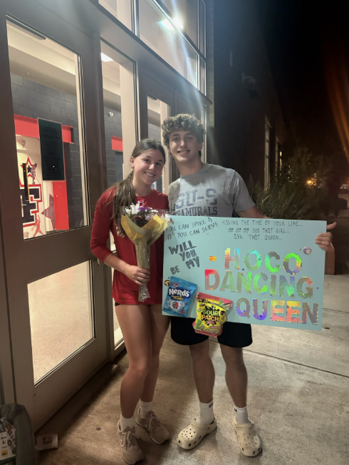 Students include candy and movie puns in their proposals. Photo used with permission from Emmy Watson.