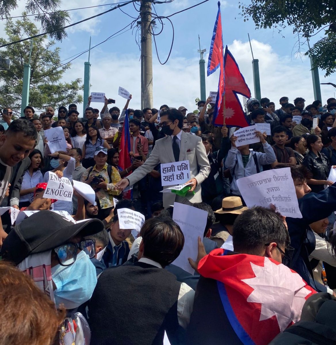 Protest, revolt and change occurred within Nepal in the past few days, bringing a new era to the country. Photo used with permission from Prashanna Thapa.