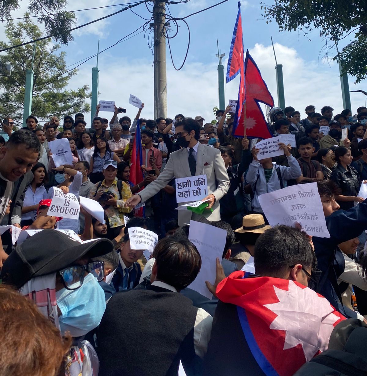 Protest, revolt and change occurred within Nepal in the past few days, bringing a new era to the country. Photo used with permission from Prashanna Thapa.