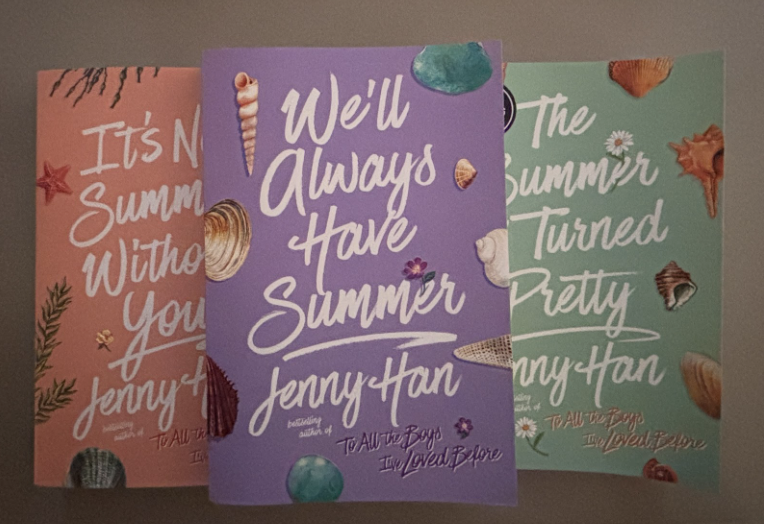 All the books of The Summer I Turned Pretty photo taken by Maris Kanoy. 