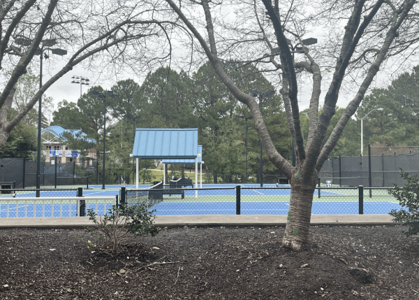 Multiple pickleball courts are located near Cary Tennis Park, free for those to enjoy with family & friends at their will.
