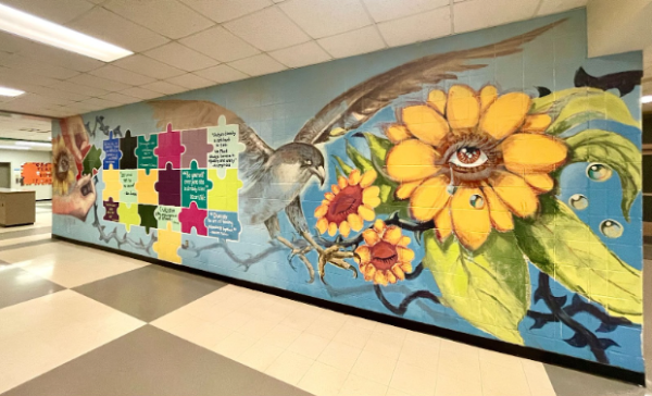 The NAHS is responsible for the diverse murals found throughout the halls of Green Hope.