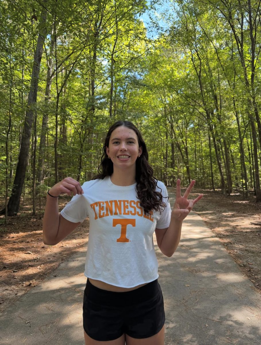 Sloane Whelehan (‘27) recently announced her verbal commitment to swim at the University of Tennessee. Photo used with permission from Sloane Whelehan