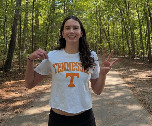 Sloane Whelehan (‘27) recently announced her verbal commitment to swim at the University of Tennessee. Photo used with permission from Sloane Whelehan