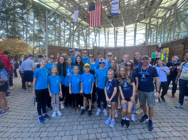 Families come together for the Breakthrough T1D walk to raise awareness and donate money to support those living with type 1 diabetes. 