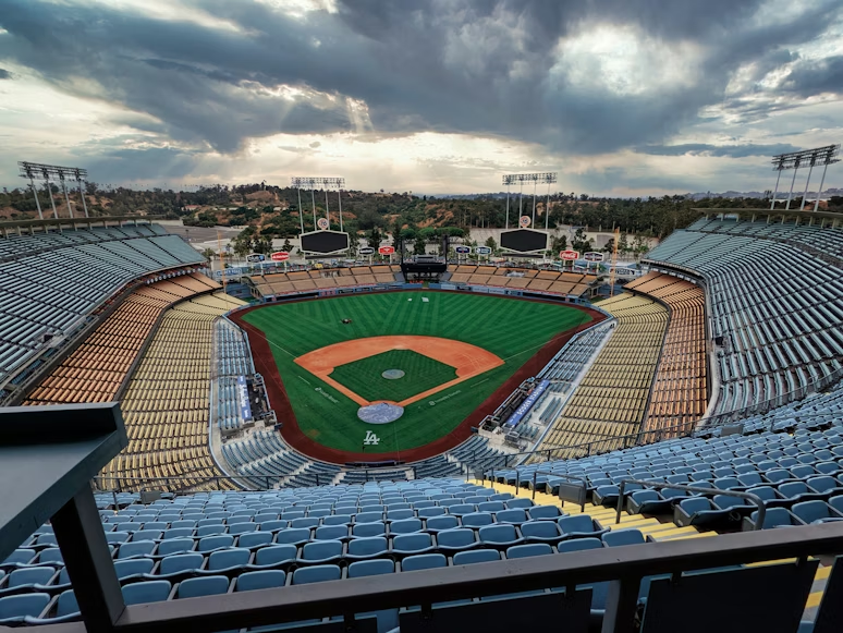 Dodger Stadium is the home of the Los Angeles Dodgers, who are expected to sign a lot of free agents during the MLB Winter Meetings. Photo used with permission from German Rivera De La Torre via Unsplash.