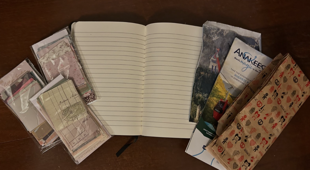 Paper scraps and other keepsakes can be displayed in a junk journal, one of the latest trending crafts.
