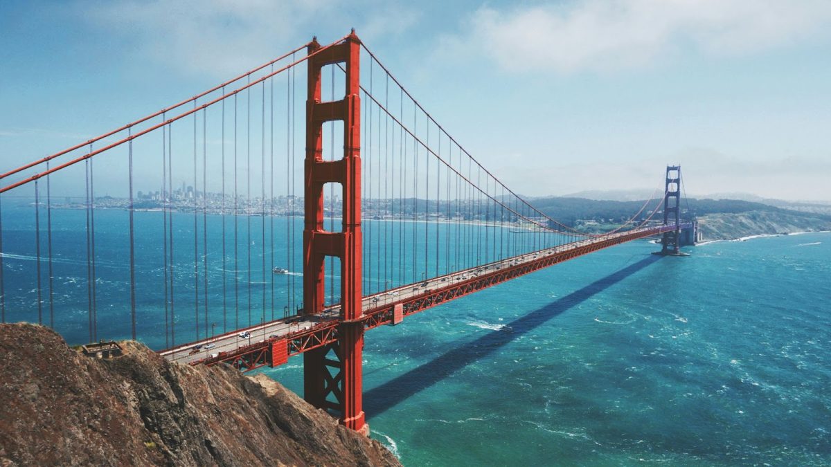 The Golden Gate Bridge, the highlight attraction of San Francisco which hosted the Super Bowl. Photo taken by Maarten van den Heuvel on Unsplash.