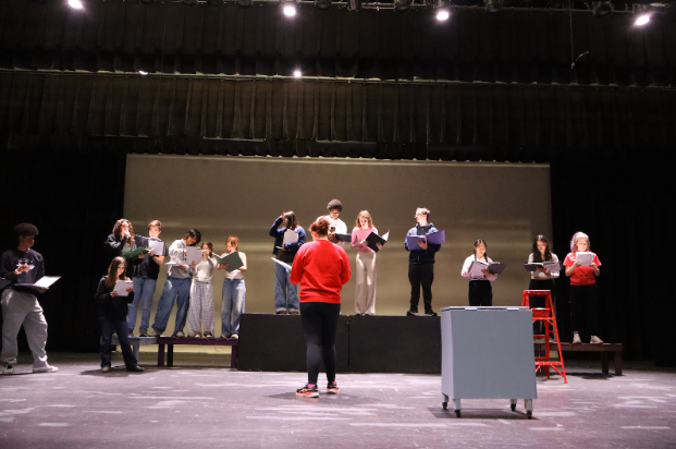 Actors in the musical spend ample time rehearsing with the sets and choreography leading up to opening day.