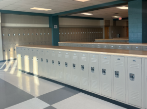 Once considered an essential part of the school day, lockers at Green Hope line the halls, collecting dust.
