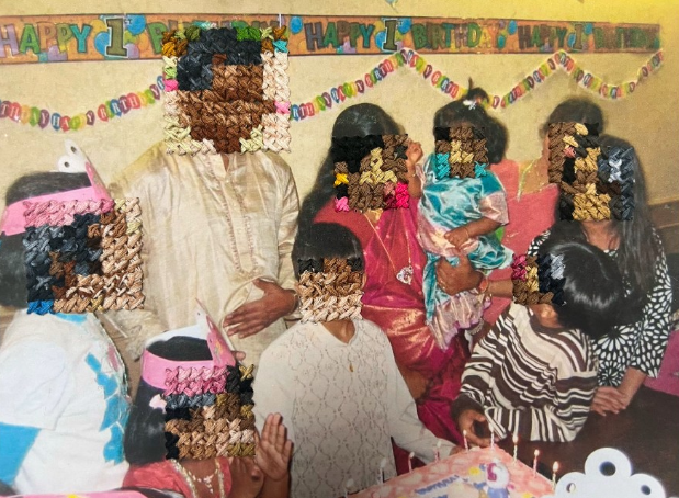 Senior Karuna Shanmugam’s "My First Birthday" earned first place at the Women’s Club of Raleigh Visual Arts Festival. Photo used with permission from Karuna Shanmugam.
