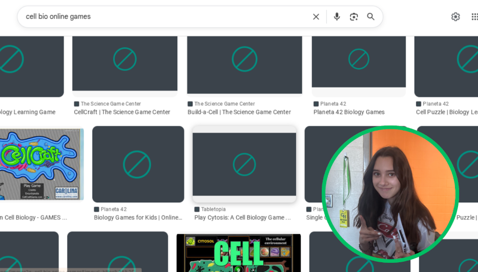 Lightspeed, a new blocking agent put in place by WCPSS admin, has blocked certain student searches.