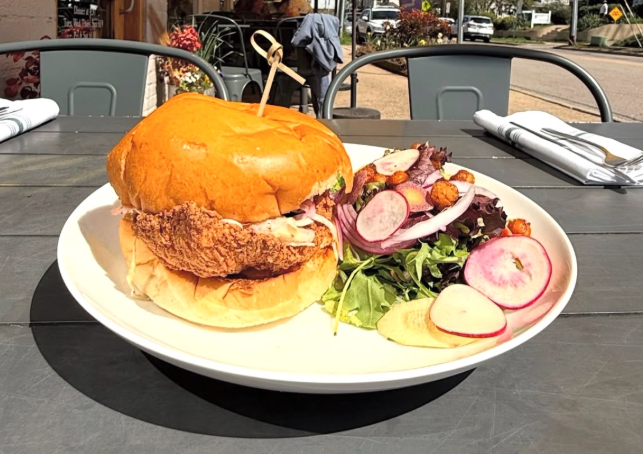 Irregardless, a Raleigh restaurant, offers an affordable dinner experience for prom-goers including entrees like the fried catfish banh-mi sandwich, pictured above. Photo used with permission from @irregardlessnc via Instagram.