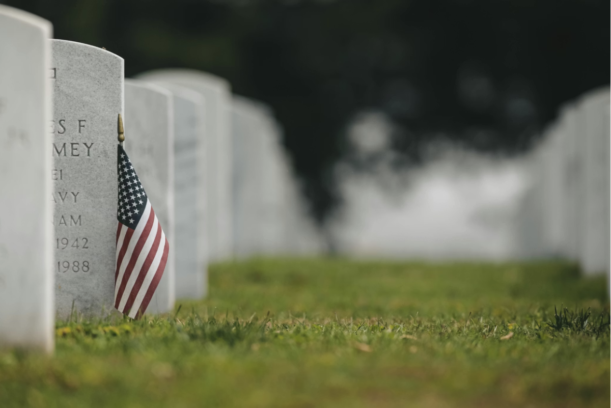 Memorial Day is a holiday observed on the last Monday of May to commemorate the soldiers who fought for America. Photo used with permission of Justin Casey via Unsplash. 